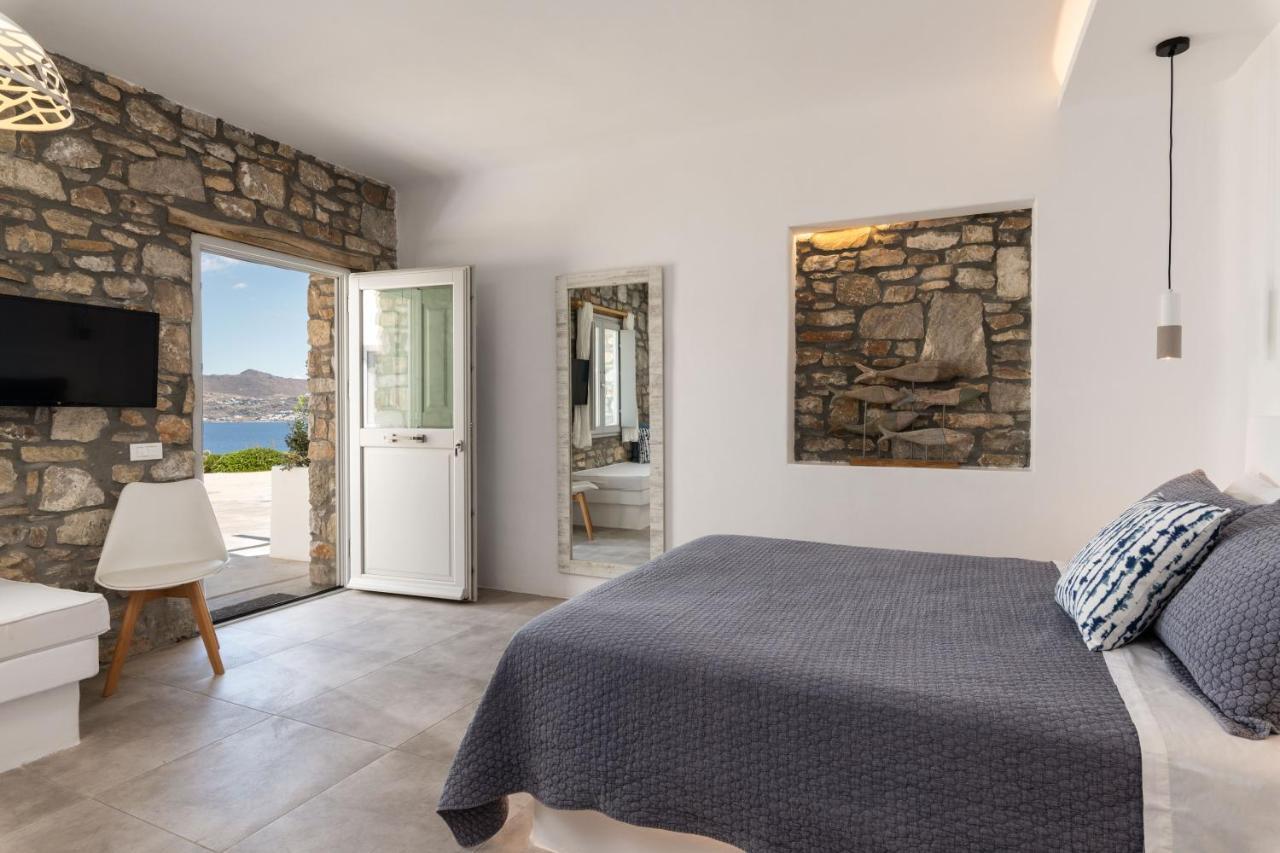 Agios Ioannis Diakoftis Aegean View Apartments Mykonos מראה חיצוני תמונה