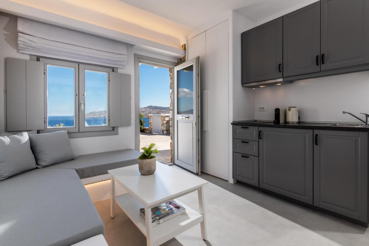 Agios Ioannis Diakoftis Aegean View Apartments Mykonos מראה חיצוני תמונה